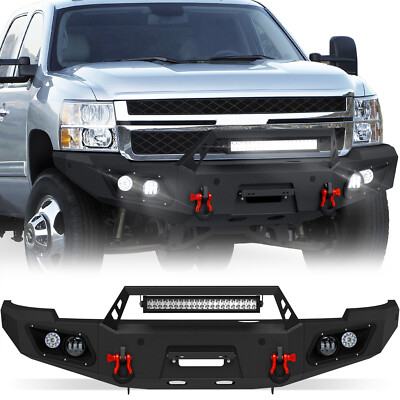 2008 Gmc Sierra 1500 Front Bumper Complete Set Of 6 Front Bumper - Foto 6