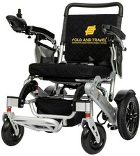 Fold and Travel Heavy Duty Wide Seat Electric Wheelchair Mobility Scooter