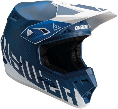 Answer AR1 V2 Bold MX Offroad Helmet Blue/White
