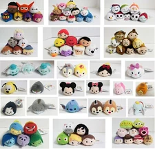 NEW Genuine Disney Parks Store Mini 3.5 Tsum Tsum Plush - Huge Lot - You Choose