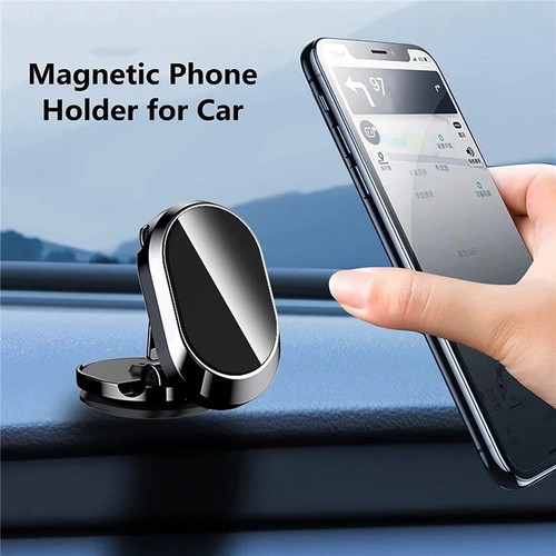 SUPPORTO MAGNETICO PORTA CELLULARE SMARTPHONE UNIVERSALE PER AUTO GURDA IL VIDEO - Foto 1 di 12