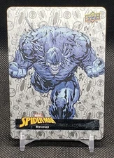 2024 Marvel Upper Deck Spider-Man #MCS-8 Rhino Metal Card - SSP CASE HIT!