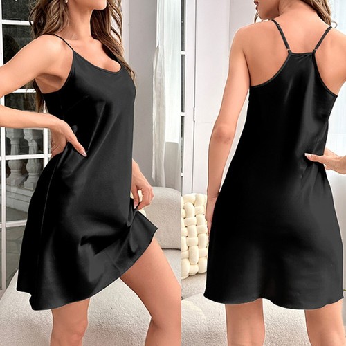 Stylish and Comfortable Women Lace Long Night Dress For Sleepwear Loungewear - Picture 11 of 22