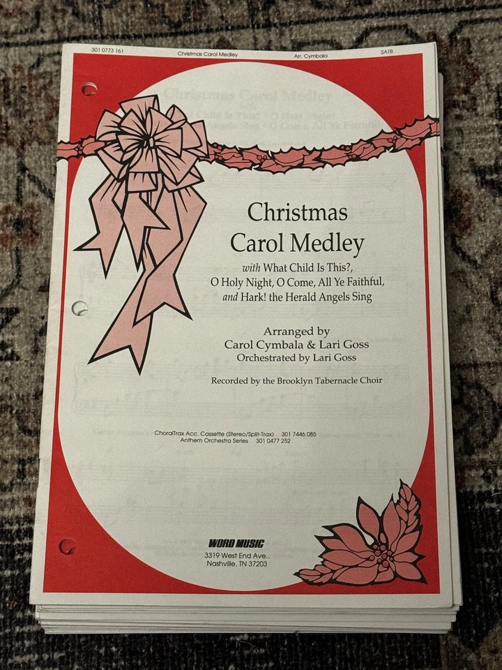 24 Brooklyn Tabernacle Choir Christmas Carol Medley + Faith We Sing Songbooks - Image 2 of 4
