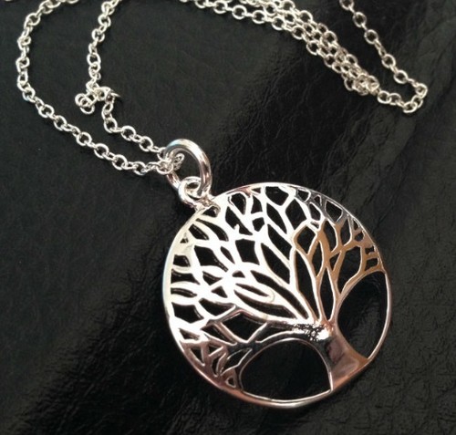 Life Pendant Necklace Chain Gift Box 