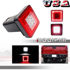 Universal Led Tow Hitch Driving Brake Lamp Reverse Light Fits 2 For Truck Suv
