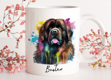 *FREE POSTAGE PERSONALISED NAME NEWFOUNDLAND DOG MUG CUP GIFT, NEWFOUNDLAND DOG