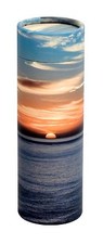 Biodegradable Adult Ocean Sunset Scattering Tube Cremation Urn - 40 cubic inches