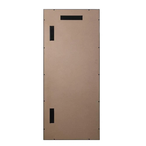 Elegant Decor Viola 30x70" Metal & MDF Panel Full Length Mirror in Black - Picture 6 of 9