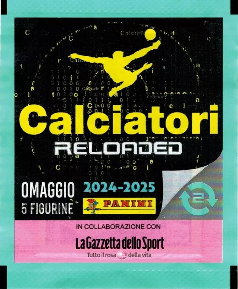 CALCIATORI PANINI 2024-2025 BUSTINA DI FIGURINE RELOADED 1ª 2° e 3° USCITA - Immagine 3 di 4