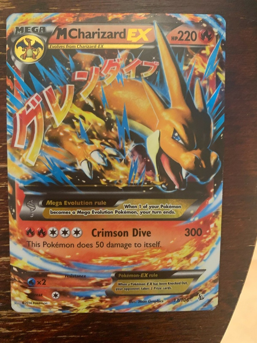 2014 Pokemon M Charizard EX Holo Evolutions | eBay