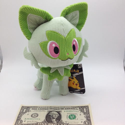 Pokèmon Select Cord Sprigatito Plüsch 8 Zoll einzigartiger Stoff authentische Details - Bild 2 von 5
