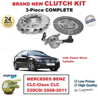 FOR MERCEDES BENZ CLC-Class CLC 220CDi 2008-2011 BRAND NEW 3-PC CLUTCH KIT + CSC