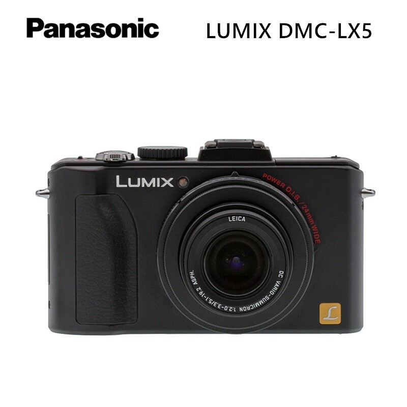 Panasonic LUMIX DMC-LX5 ブラック コンデジ Leica Panasonic Lumix DMC-LX5 Digital Camera, Black {10.1MP}