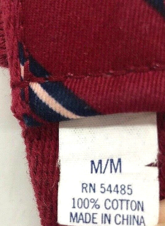 Cinturón de algodón a rayas rojo azul AMERICAN EAGLE OUTFITTERS para mujer talla M cintura 29-31 Foto 3 de 4
