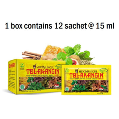 Sido Muncul Tolak Angin Herbal Medicine Supplement Mint Honey