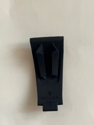 AUTHENTIC ROLEX OYSTERFLEX 20MM Black Rubber Band 350501 SIZE