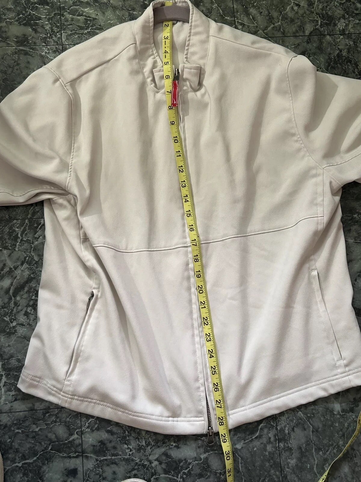 Nike Jacket Activewear Performance Off White Crea… - image 12