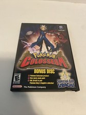 Pokemon Colosseum Bonus Disc Nintendo GameCube AUTHENTIC REPLACEMENT CASE Only