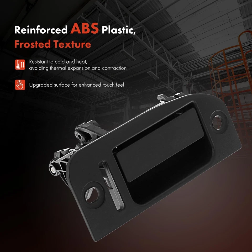 Manija de puerta exterior negra textura para pasajero trasero Honda Element 2007-2009 Foto 3 de 4