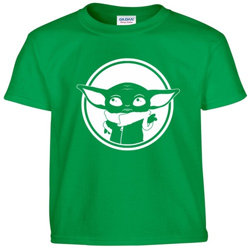 Baby Yoda Star Wars Mandalorian Disney Vacation T Shirt YOUTH Kids Boy Girls Tee - Picture 9 of 26