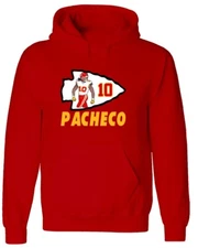Isiah Pacheco Chiefs Logo CREW HOODED SWEATSHIRT