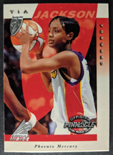 Tia Jackson 1997 Pinnacle Inside WNBA #10 Basketball Card Rookie RC Mercury