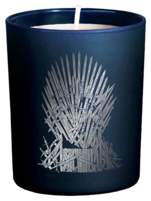 INSIGHT EDITIONS GAME OF THRONES IRON THRONE GLASS CANDLE 6X7CM