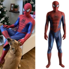 2022 Ultimate Spider-Man Jumpsuit Spiderman Costume Suit Cosplay Halloween Props