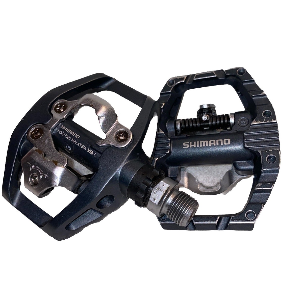 Pd Eh500 Shimano Clipless And Flat Pedals Bicycle Pedals Clips