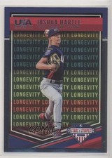 2018 Panini USA Baseball Stars & Stripes Longevity Joshua Hartle #57 0y59