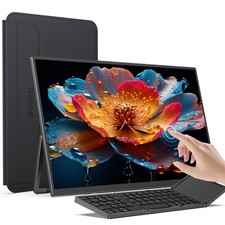 15.6" Touchscreen Portable Monitor 1080P Battery Monitor Display For Computer PC