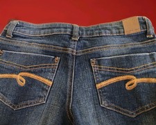 JUSTICE JEGGINGS STRETCH WAIST BLUE JEANS IN WOMEN'S SZ 10.5