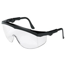 MCR Safety Glasses - Black Frame - Clear Lens -TK1 Series
