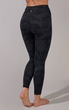 Yogalicious "Lux" High Waist Camo 7/8 Ankle Legging Womans M