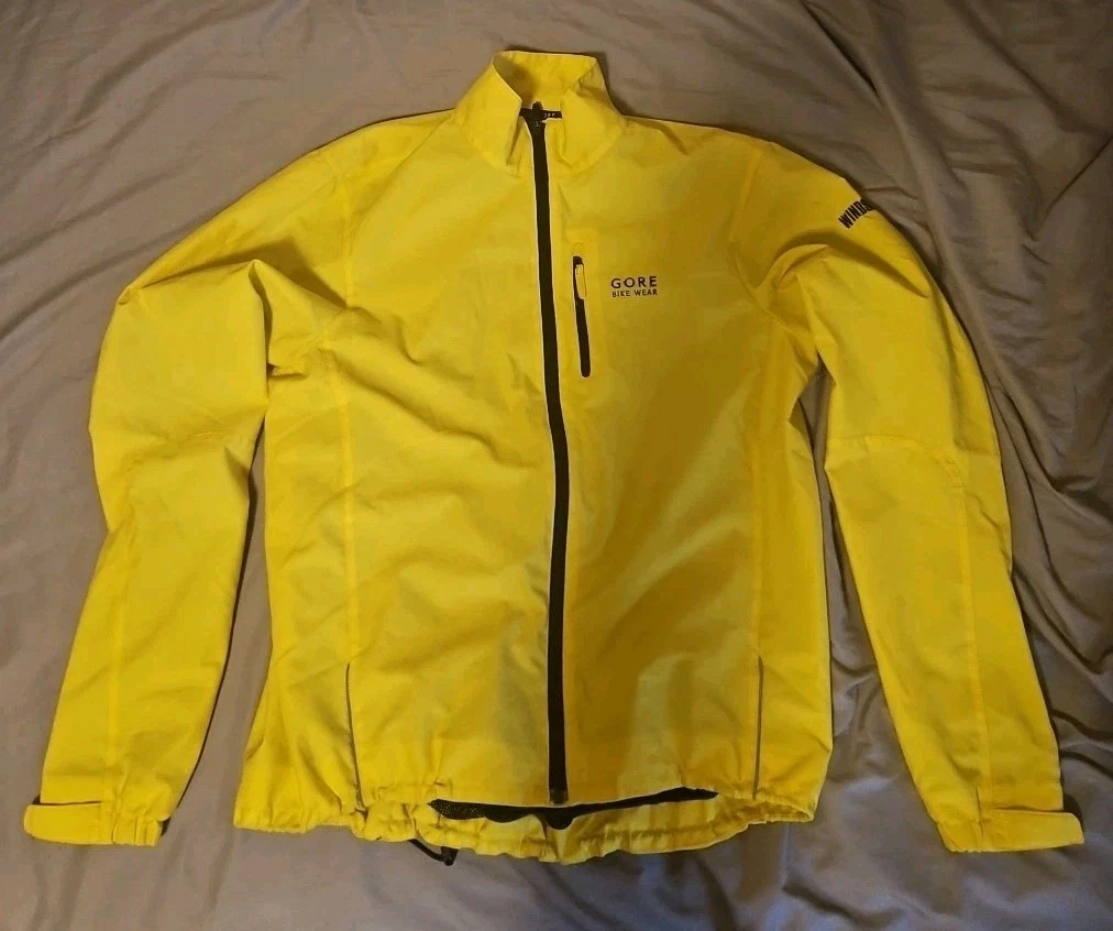 Veste Cyclisme Gore Bike Wear Homme - Haute Visibilité Jaune - Taille M - Occasion