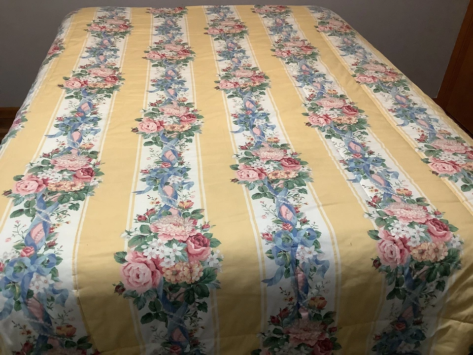 Croscill принцесса цветочный король одеяло комплект 6 шт балдахины, наволочки, занавески для душа - Изображение 3 из 4