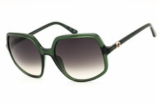 Guess GU00257 96P Shiny Dark Green/Green Gradient 57-19-140 Sunglasses New Au...