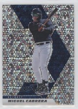 2021 Panini Mosaic Quick Pitch Silver Mosaic Prizm Miguel Cabrera #117 ii1