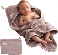 Parsa Beauty Baby Kapuzenhandtuch – Kuscheliges Badetuch Aus 100 % Baumwolle – F