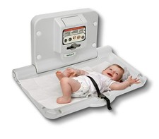 Alpine Wall Mounted Baby Changing Station Foldable Commercial Diaper Table.