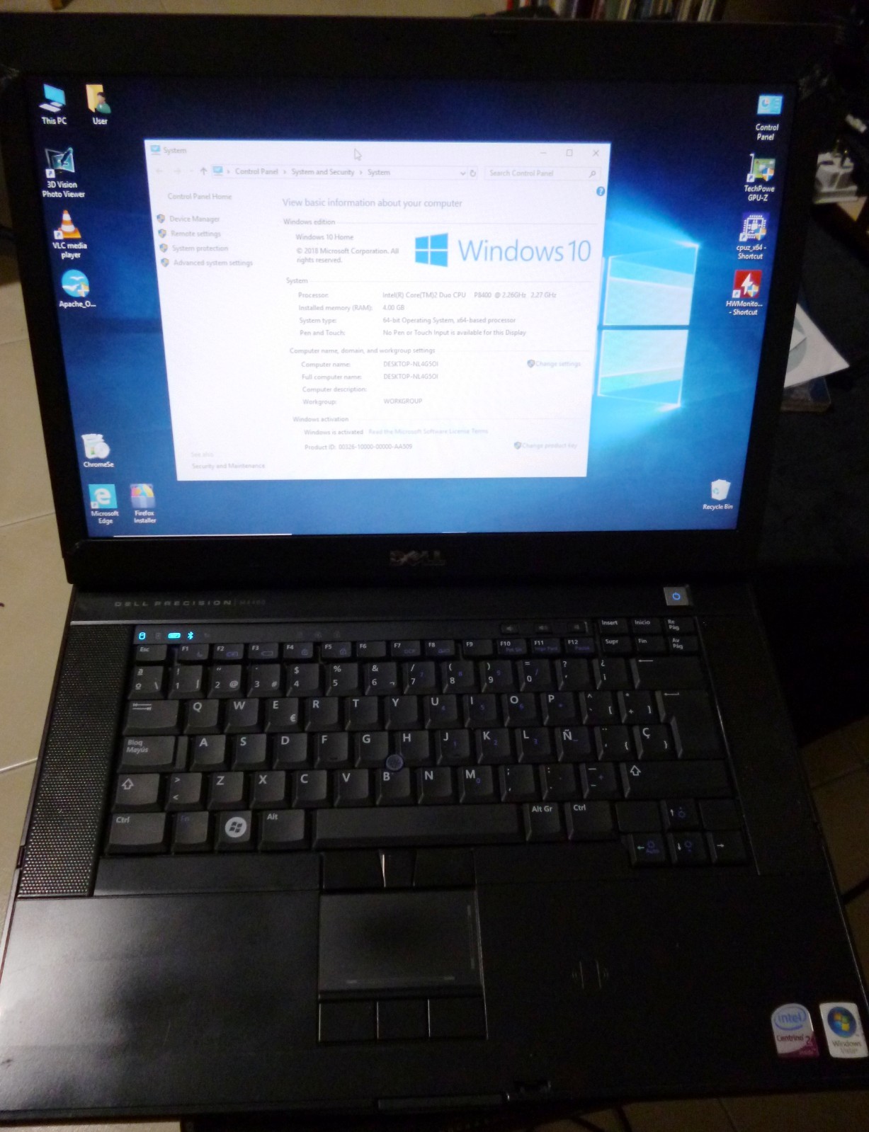 DELL PRECISION M4400 workstation Core 2 T9900 8Gb RAM 500Gb Nvidia Quadro FX770M