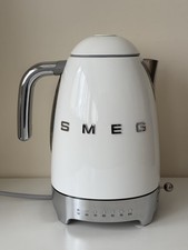 Smeg 50's Style Variable Temperature Kettle 1.7L Steel KLF04WHUK