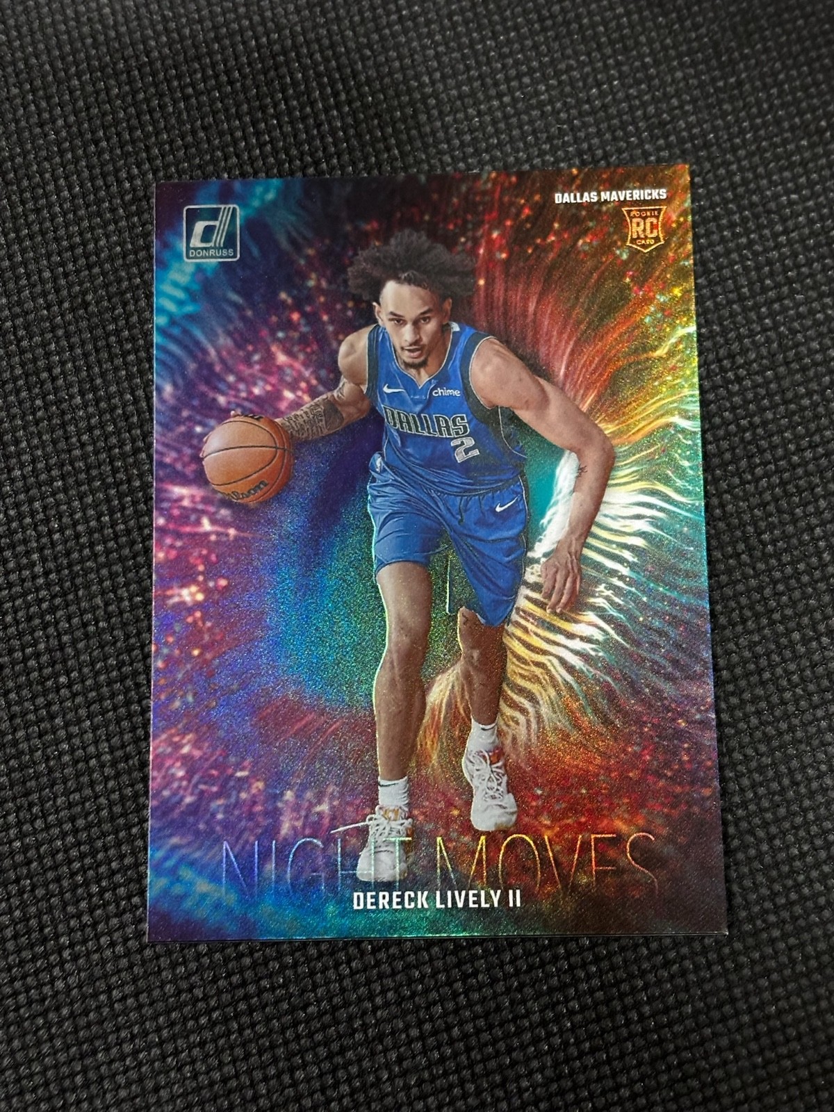 2023-24 Panini Donruss Dereck Lively II Night Moves SP Rookie RC