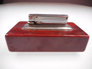 Feuerzeug Catalin Bakelit Bernstein Amber Vintage Bastler