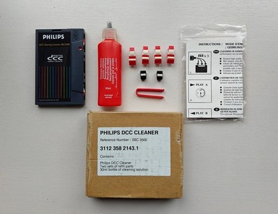 DCC Digital Compact Cassette Player Original PHILIPS  Cleaning Cassette SBC 3500