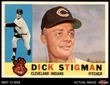 1960 Topps #507 Dick Stigman Indians 8 - NM/MT