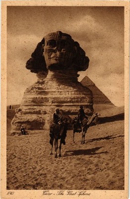 CPA Lehnert & Landrock 1043 Kairo - Die große Sphinx ÄGYPTEN (916601)