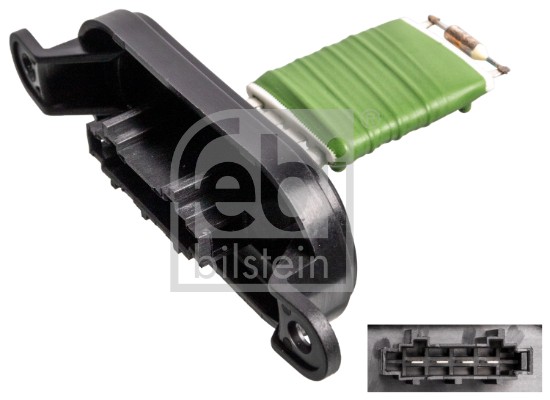 FEBI BILSTEIN RESISTOR, INTERIOR BLOWER VW AMAROK CALIFORNIA MULTIVAN TOUAREG TR
