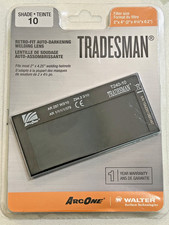 Walter SINGLES T24010 Retro-Fit Auto-Darkening Welding Lens Shade 10 Tech 2"x4"